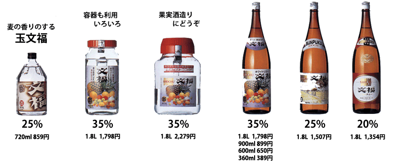 純良焼酎 文福 ぶんぷく